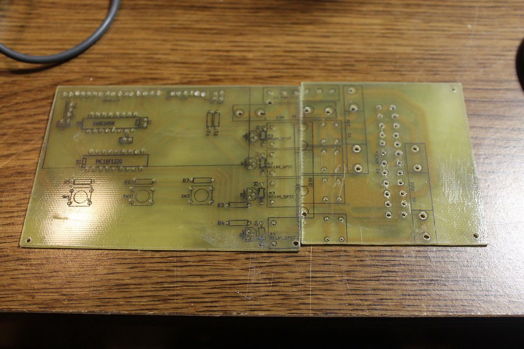 After Silkscreening the Board